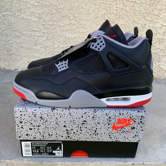Nike Air Jordan 4 Retro Bred Reimagined Men’s sneakers - Picture 4 of 12